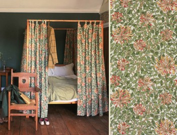 WILLIAM MORRIS HONEYSUCKLE WALLPAPER